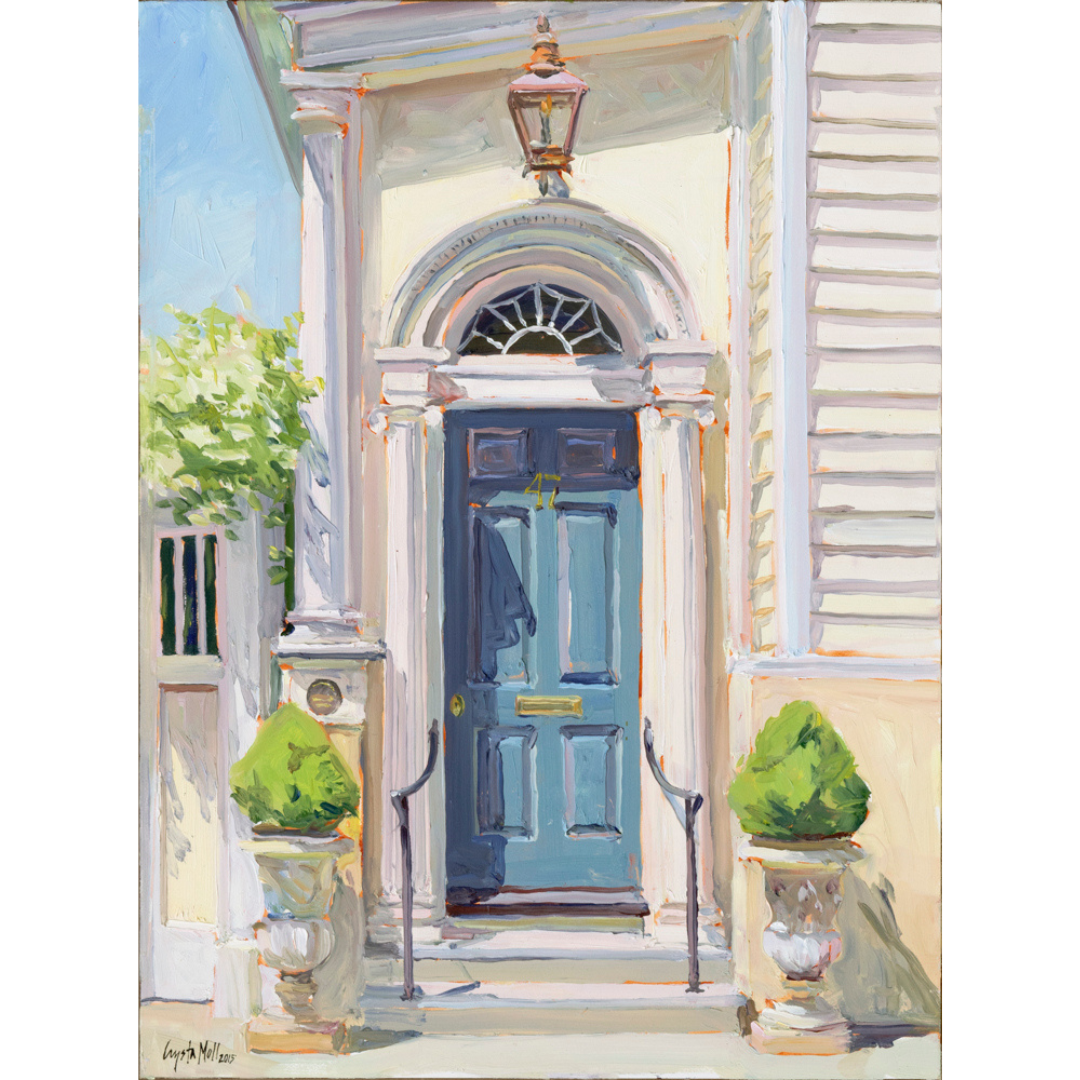 "47 Church": FINE ART PRINT of an original painting by Crystal Moll