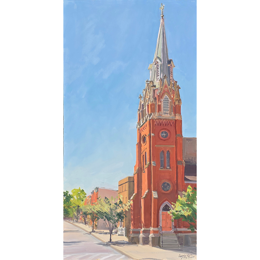 "Better Light on St. Mary Star of the Sea": Original painting by Crystal Moll