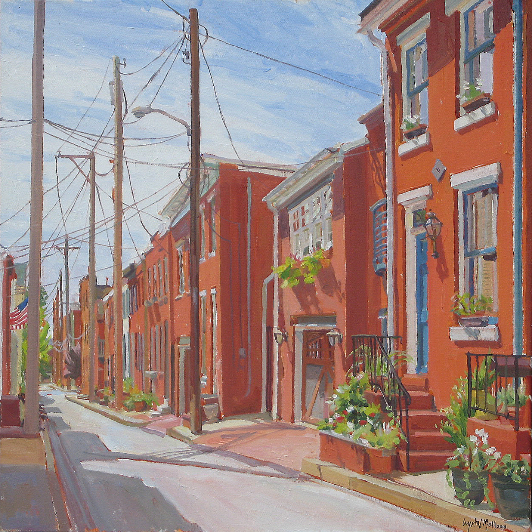 "Churchill's Charm": Original painting by Crystal Moll