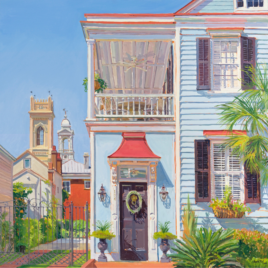 "City of Churches": FINE ART PRINT of an original painting by Crystal Moll