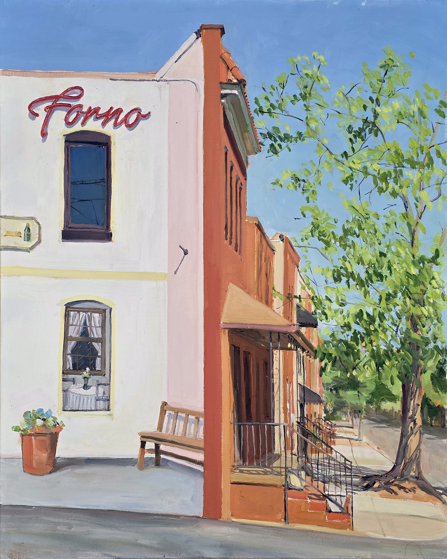 "Forno" : Original painting by Crystal Moll