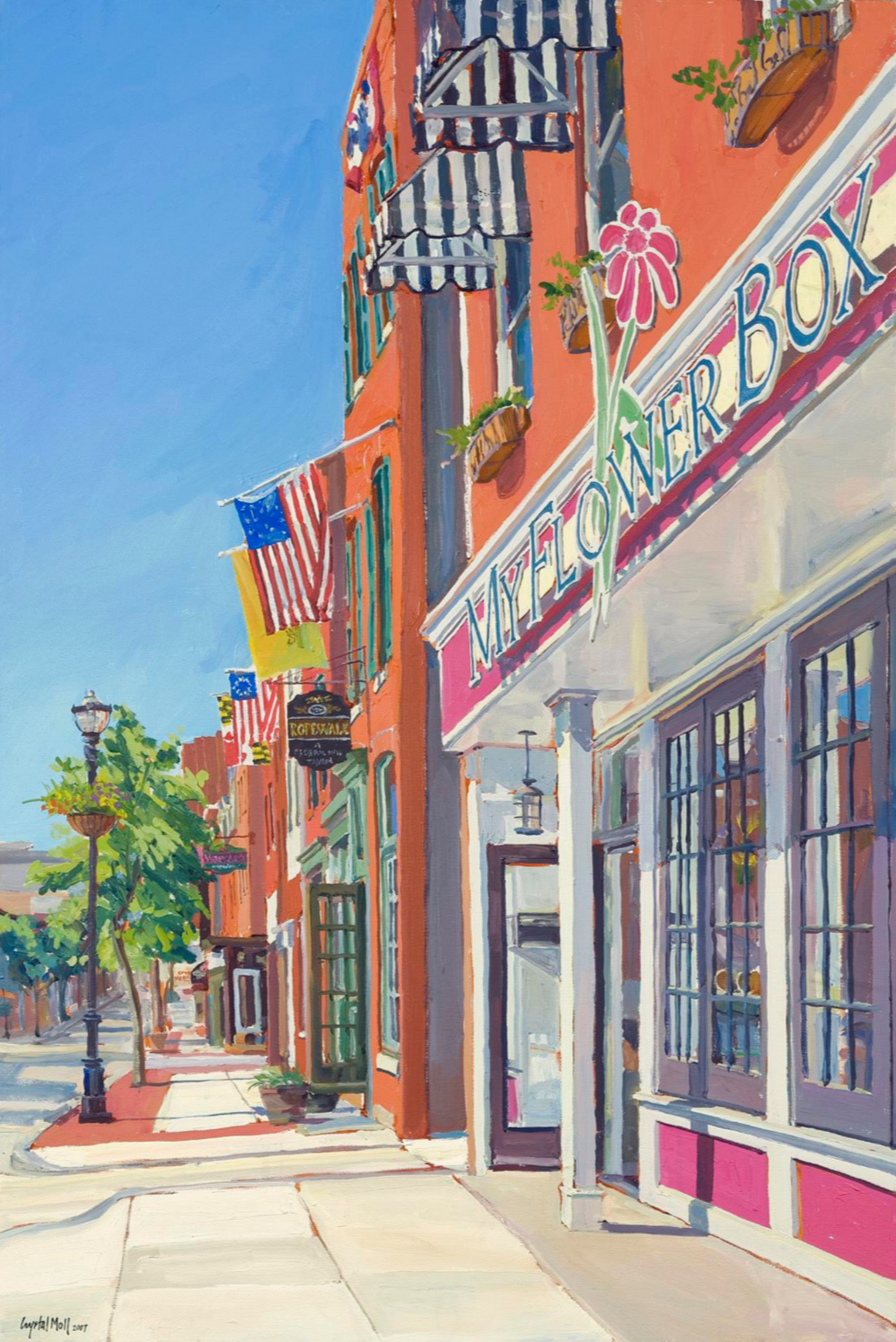 My Flower Box: Fine Art Print by Crystal Moll