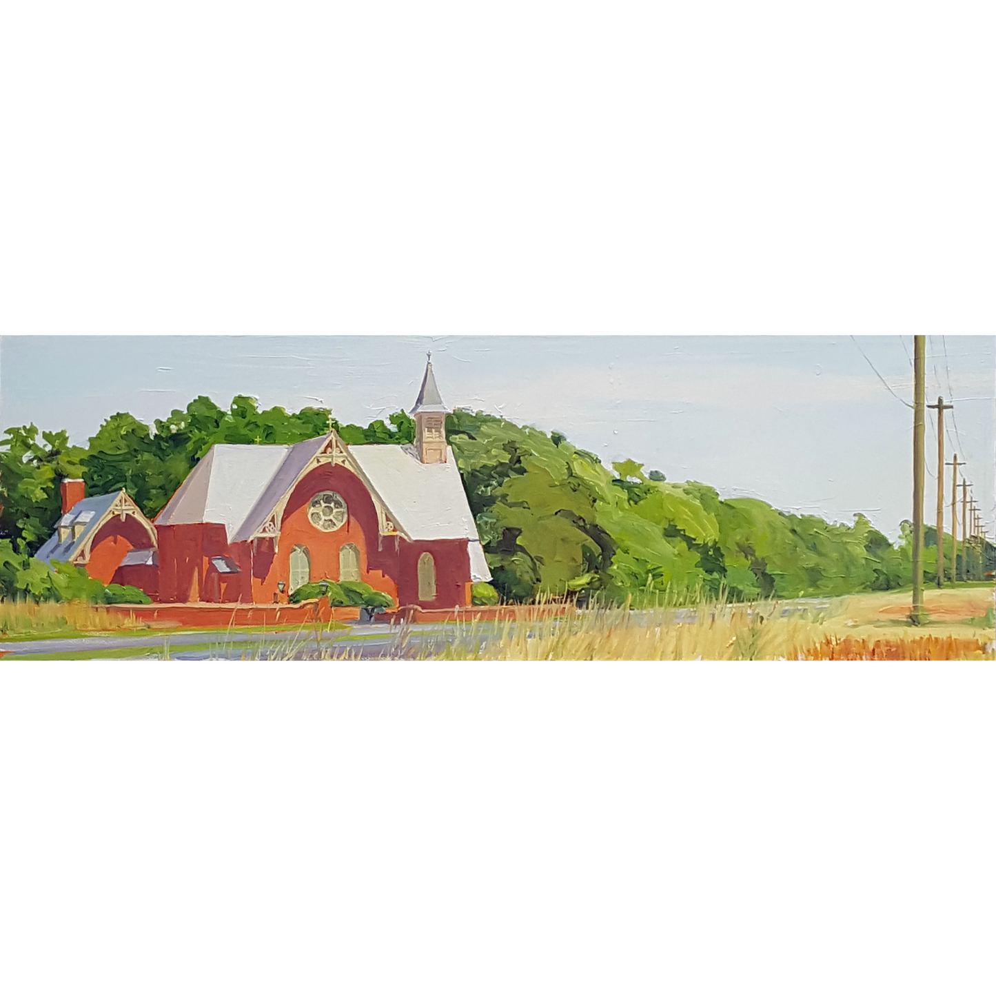 "On the Way" Eastern Shore, Maryland. FINE ART PRINT of an original painting by Crystal Moll