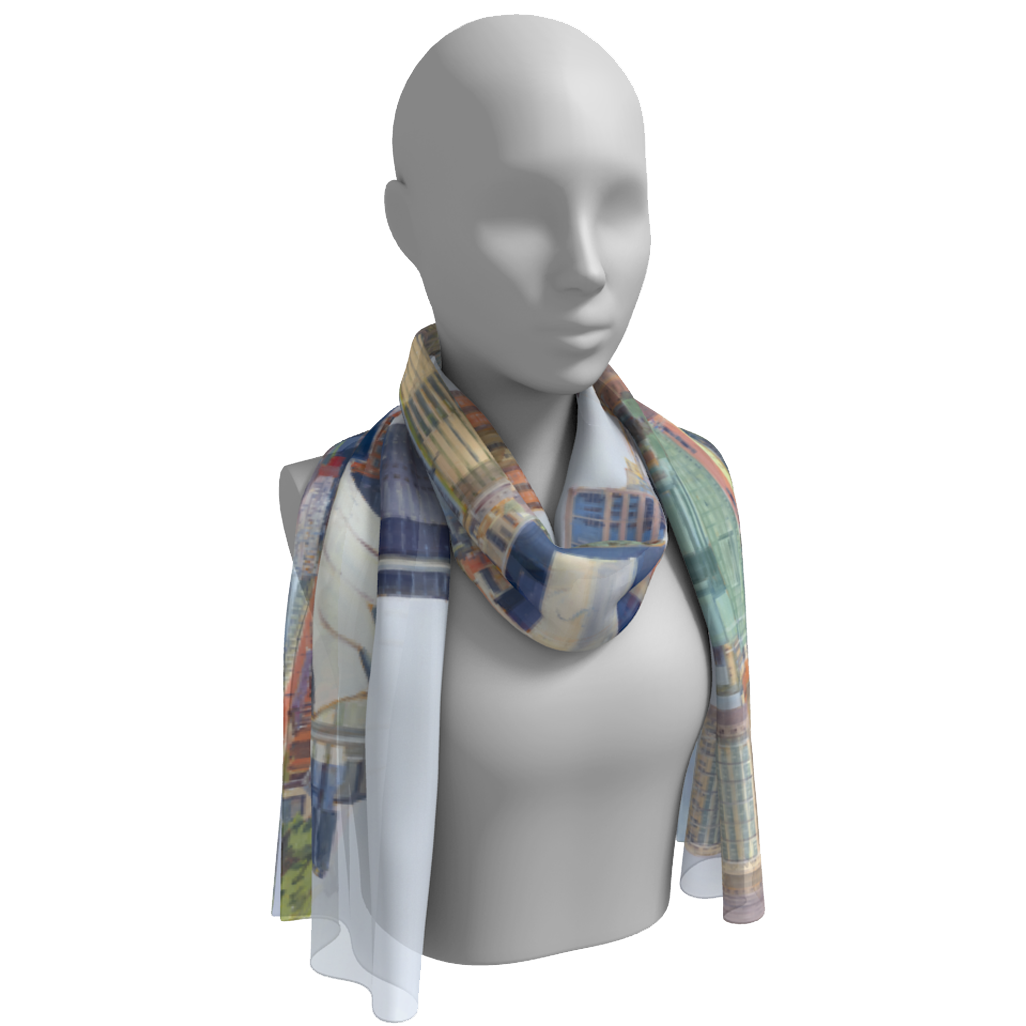Our Harbor From Federal Hill Scarf