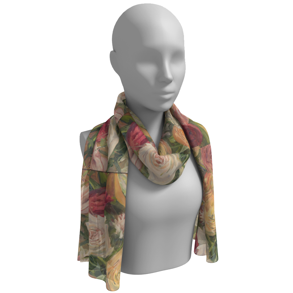 Birthday Flowers Scarf
