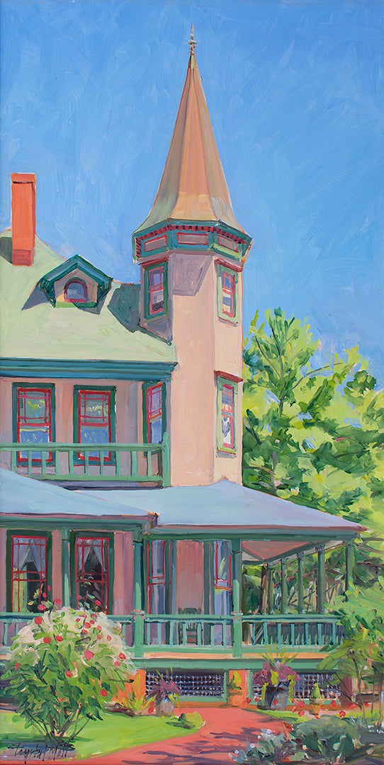 Hummingbird Inn : Original painting by Crystal Moll