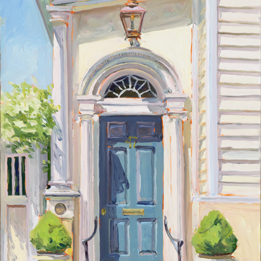"47 Church": FINE ART PRINT of an original painting by Crystal Moll
