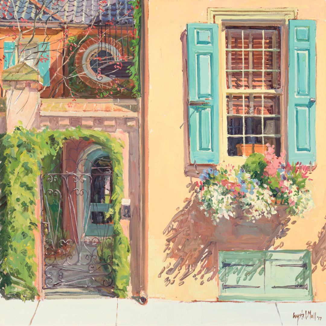 "8-10 Orange": FINE ART PRINT of an original painting by Crystal Moll