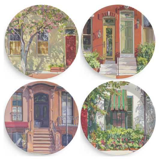 Party Plates Featuring Crystal Moll's artwork