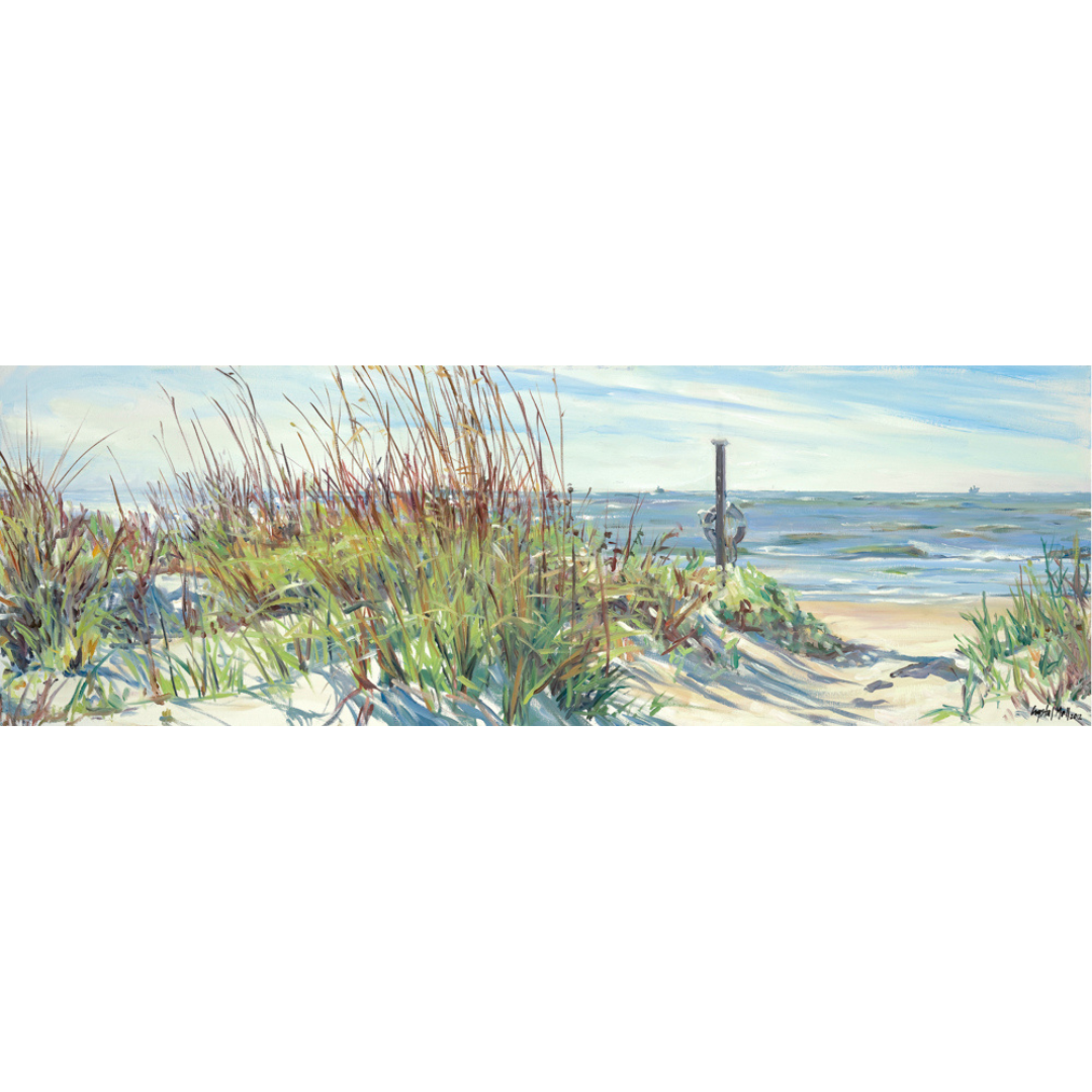 "Beach Path": FINE ART PRINT of an original painting by Crystal Moll