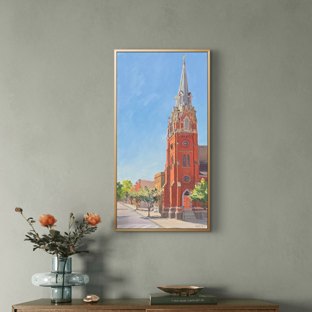 "Better Light on St. Mary Star of the Sea": Original painting by Crystal Moll