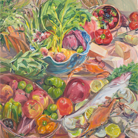 "Bounty": FINE ART PRINT of an original painting by Crystal Moll