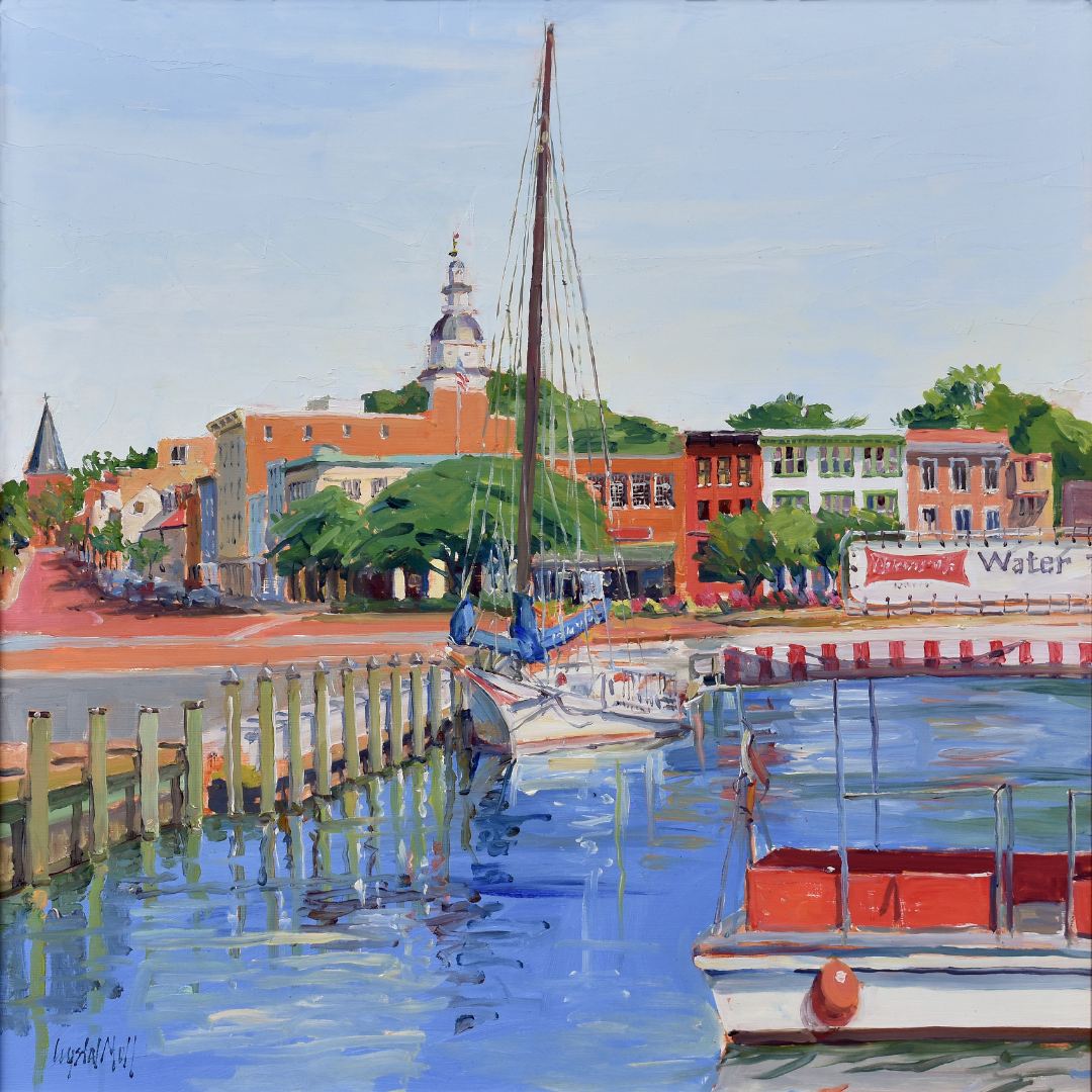 Bow View : Original painting by Crystal Moll