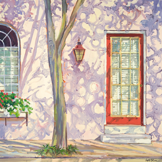 "Circle Shadows": FINE ART PRINT of an original painting by Crystal Moll
