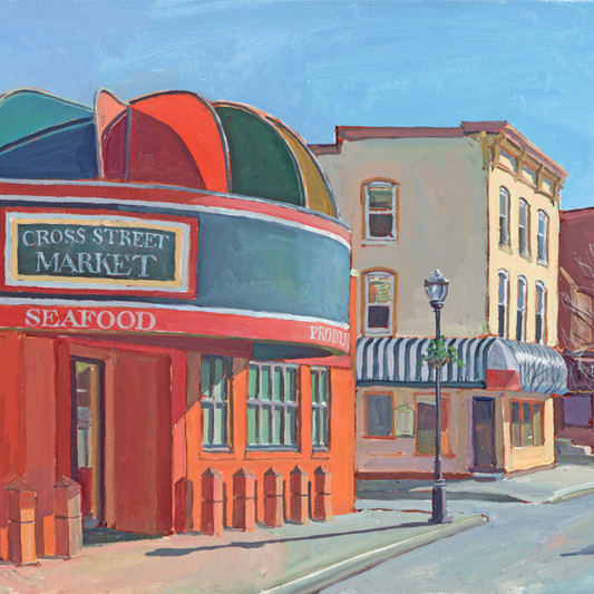 Cross Street Market Fine Art Print