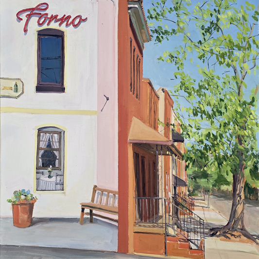 "Forno" : Original painting by Crystal Moll
