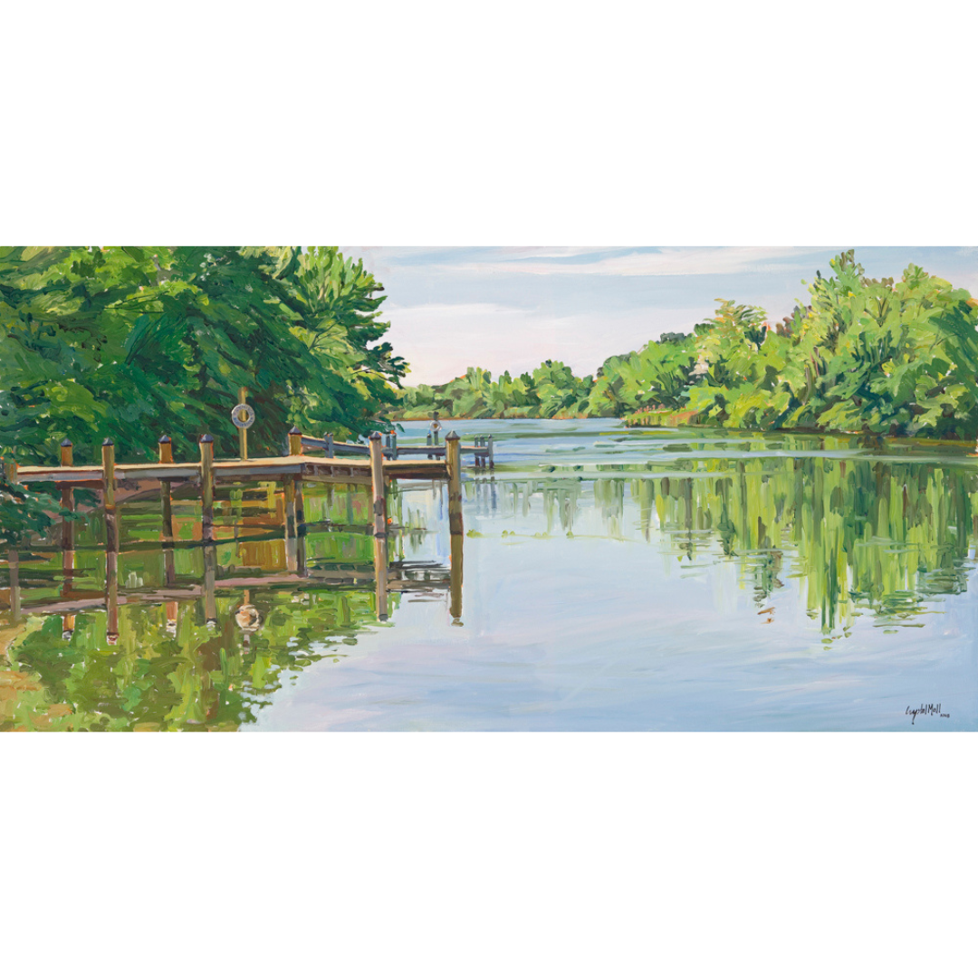 "Frog Mortar Creek": FINE ART PRINT of an original painting by Crystal Moll