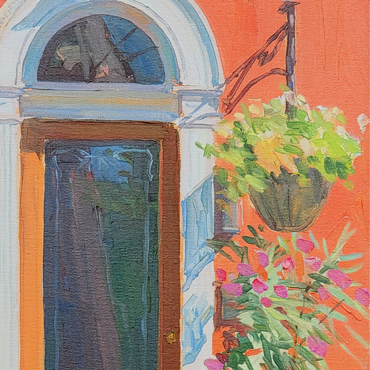 Garden Queen: Original painting by Crystal Moll