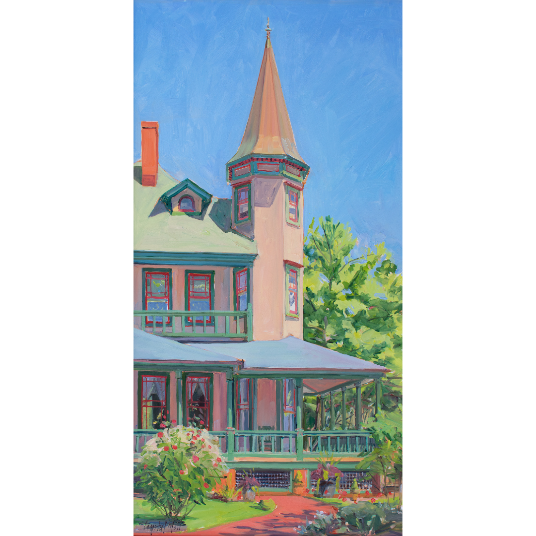 Hummingbird Inn : Original painting by Crystal Moll