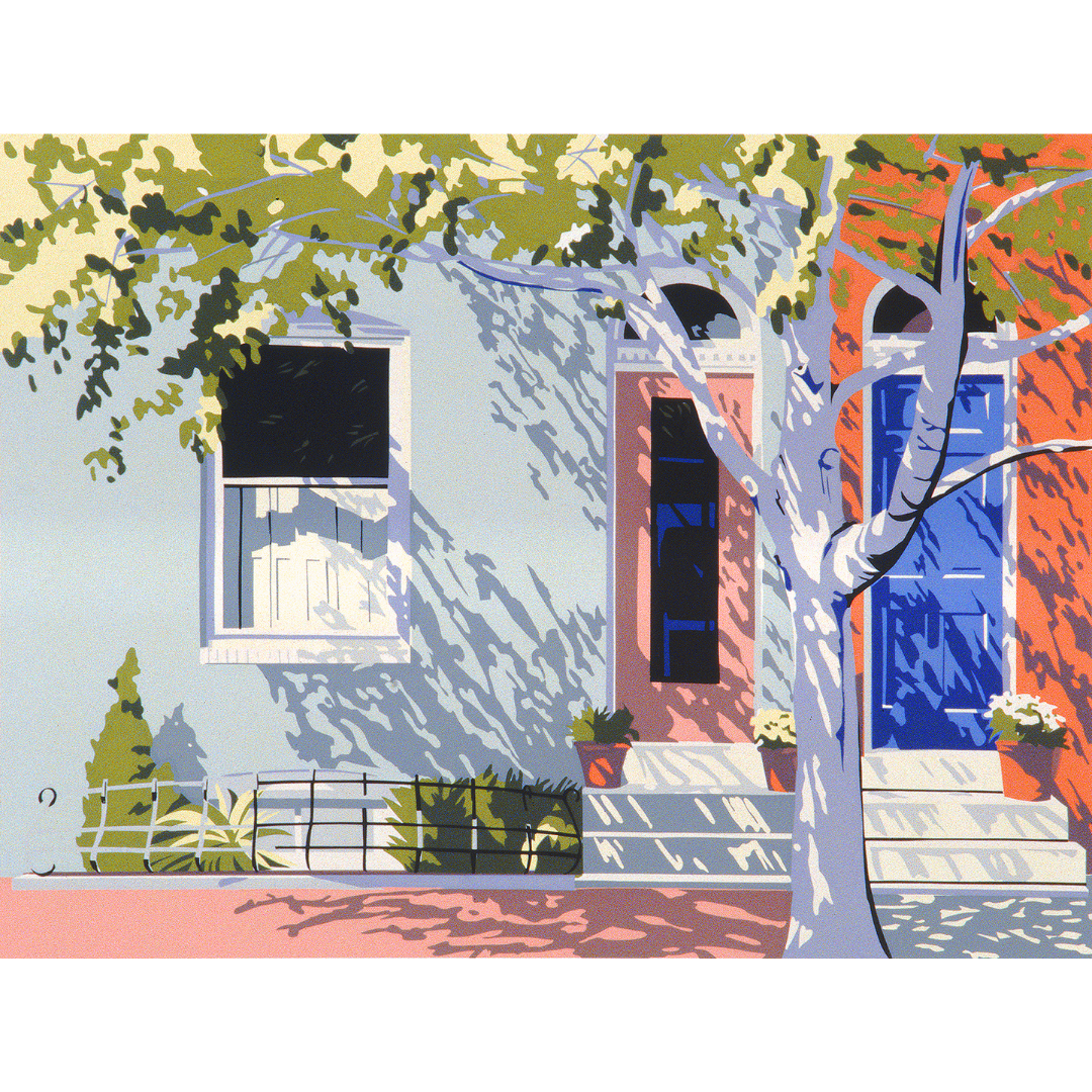 "Indian Summer". Silkscreen Print by Crystal Moll