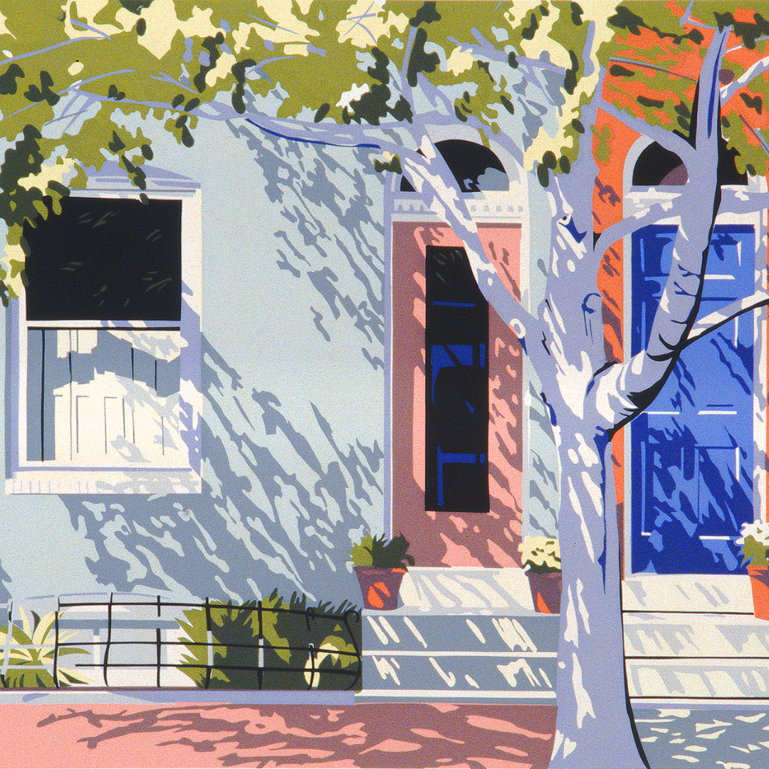 "Indian Summer". Silkscreen Print by Crystal Moll