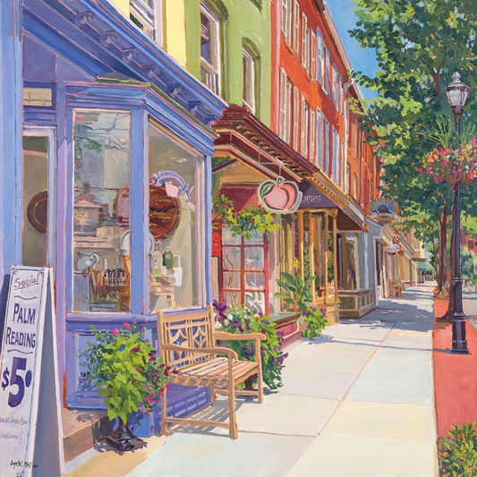 "Le Petit Cochon": FINE ART PRINT of an original painting by Crystal Moll