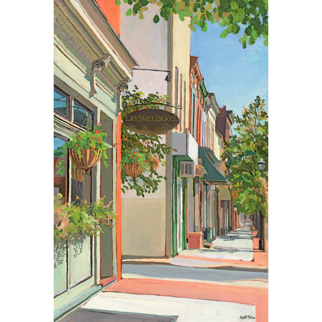 "Life Smells Good": FINE ART PRINT of an original painting by Crystal Moll