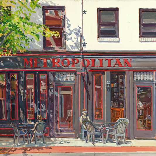 "Metropolitan": Original painting by Crystal Moll