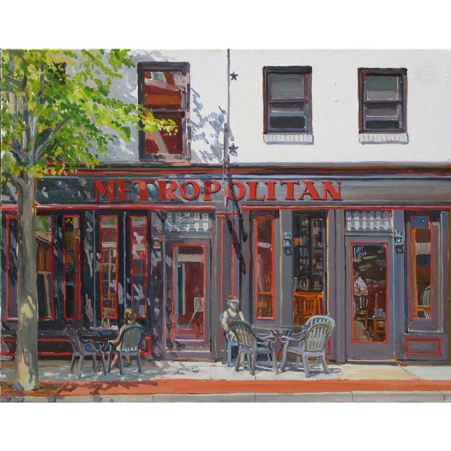 "Metropolitan": Original painting by Crystal Moll