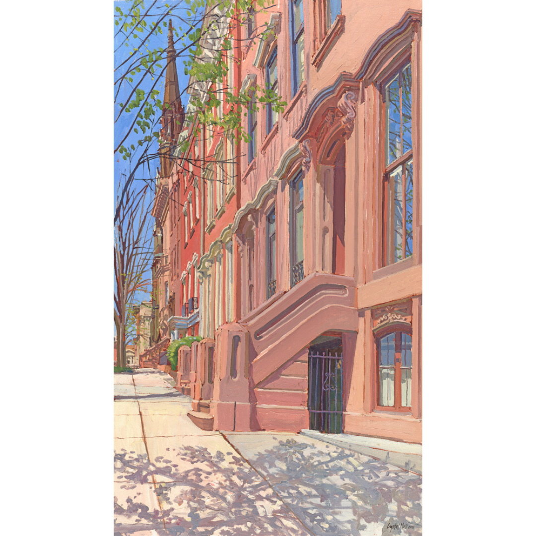 "Mt. Vernon": FINE ART PRINT of an original painting by Crystal Moll