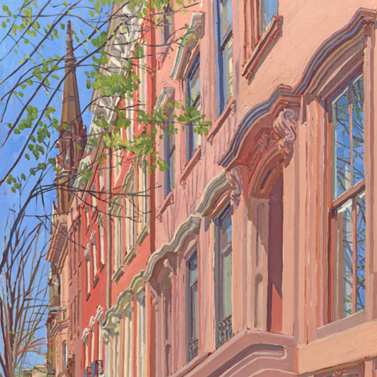 "Mt. Vernon": FINE ART PRINT of an original painting by Crystal Moll