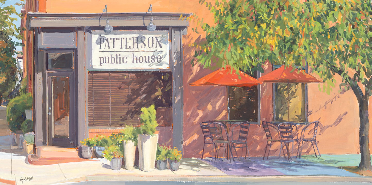 Patterson Public House: Original painting by Crystal Moll