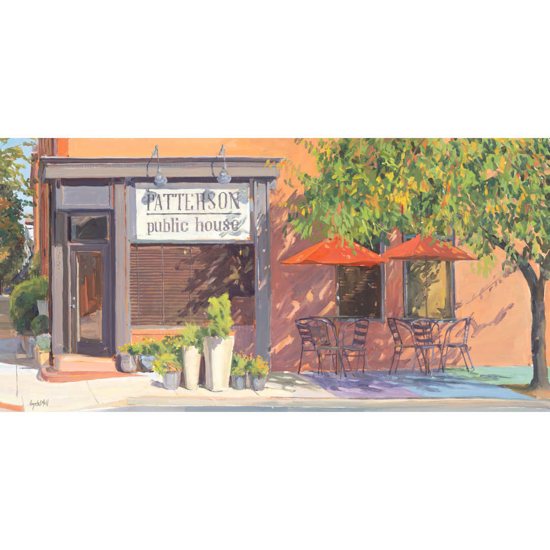 Patterson Public House: Original painting by Crystal Moll