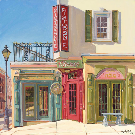 "Ristorante": Fine Art Print of an Original Painting by Crystal Moll