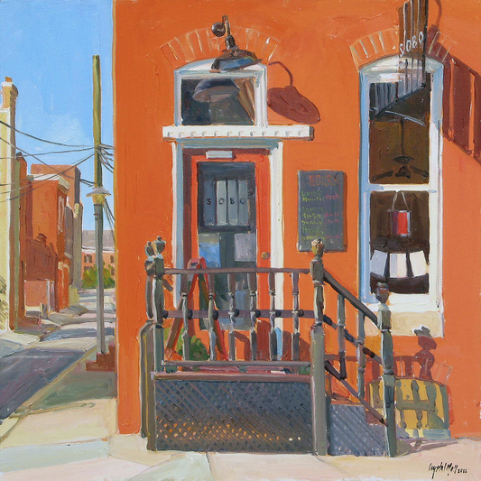 "SOBO": FINE ART PRINT of an original painting by Crystal Moll