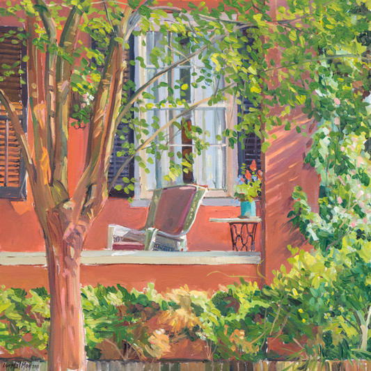 "Southern Relaxation": FINE ART PRINT of an original painting by Crystal Moll