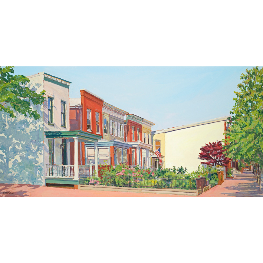 "Sunrise on Southside": FINE ART PRINT of an original painting by Crystal Moll