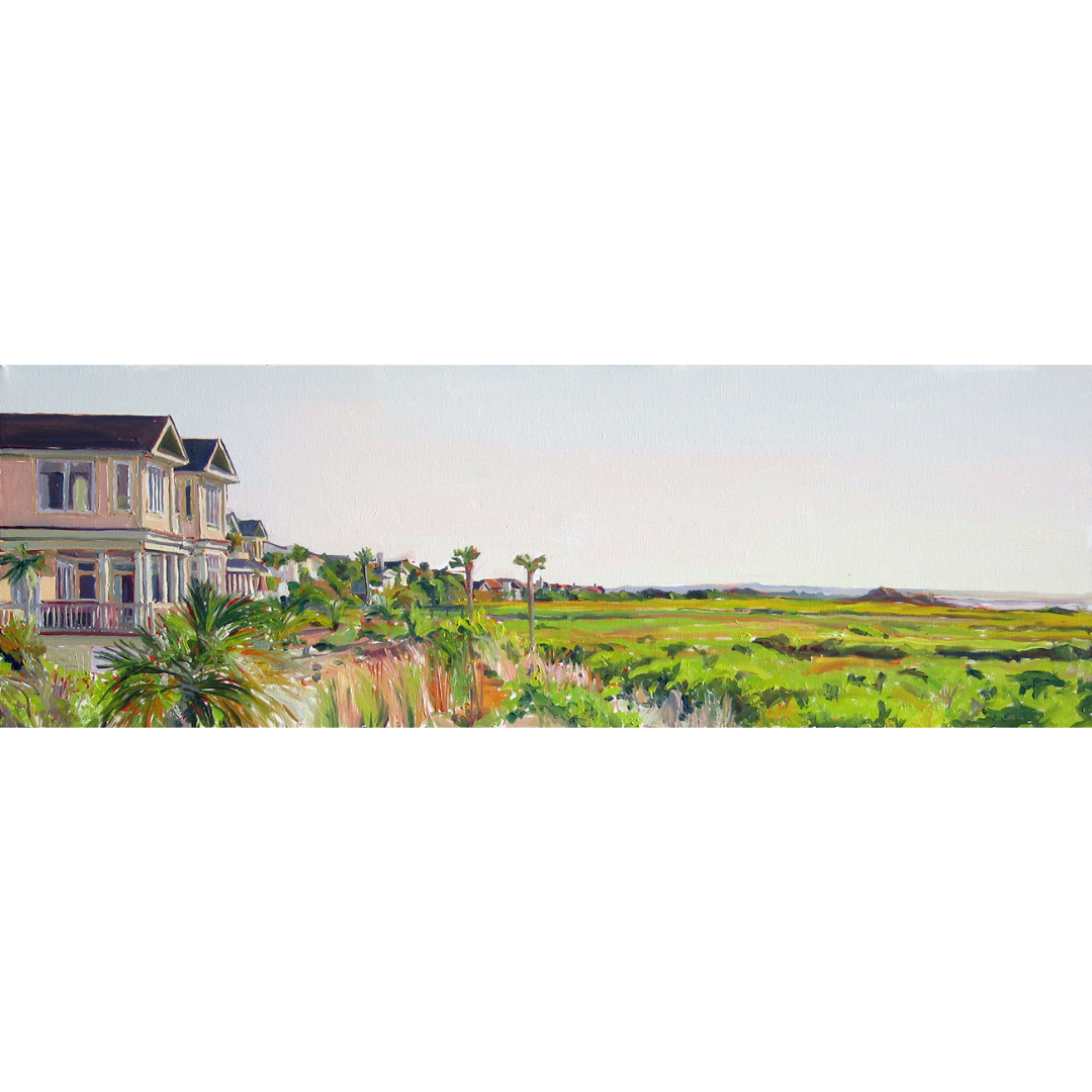 "Sunup on Seabrook": FINE ART PRINT of an original painting by Crystal Moll