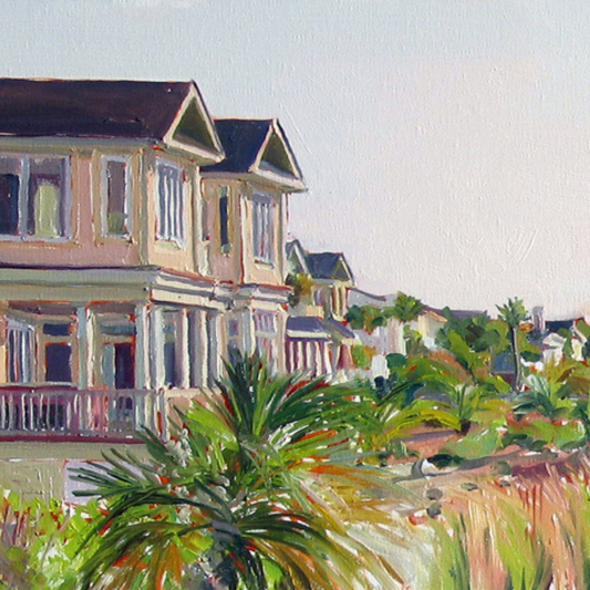 "Sunup on Seabrook": FINE ART PRINT of an original painting by Crystal Moll