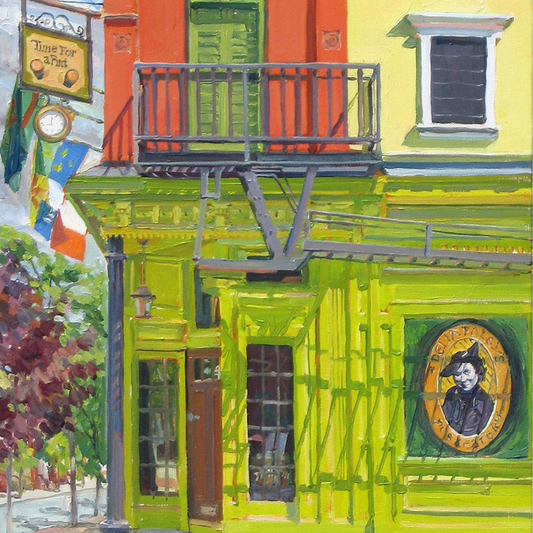 "Time for a Pint": FINE ART PRINT of an original painting by Crystal Moll