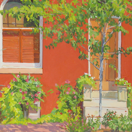 Warren's Garden: Original painting by Crystal Moll