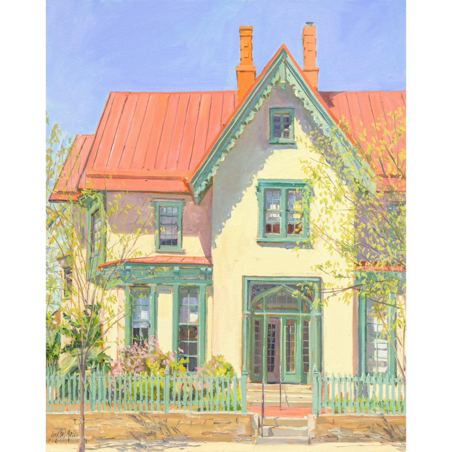 Best Beginnings:  Original painting by Crystal Moll