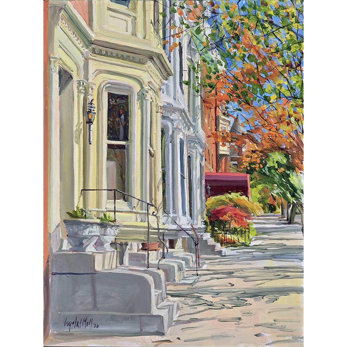 "Bolton Beauty":  Original painting by Crystal Moll
