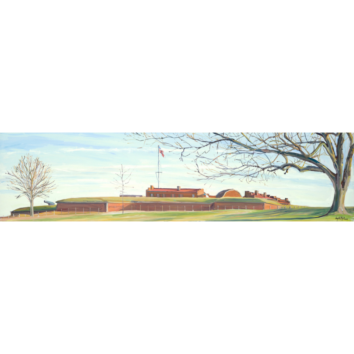 "Fort McHenry": FINE ART PRINT of an original painting by Crystal Moll