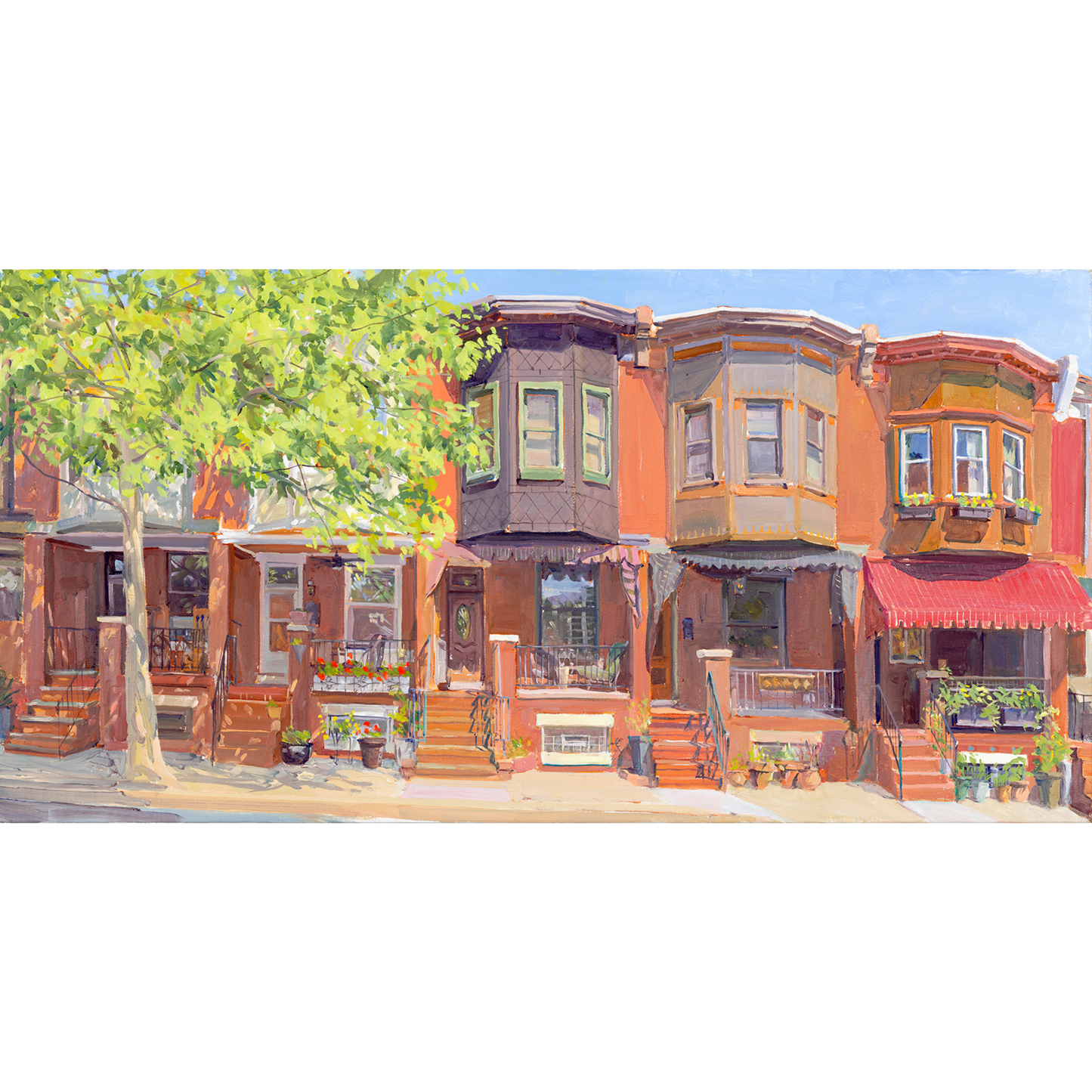 "That's a Wrap On Ellwood" Fine Art Print of an Original Painting by Crystal Moll